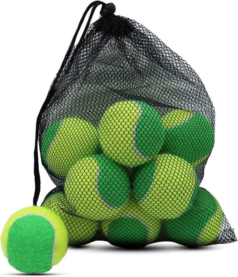 Magicorange Tennis Balls, 20 Pack Low Compression Stage Tennis Ball for Beginners Youth Kids Training Practicing with Mesh Bag for Easy Transport - Image 1